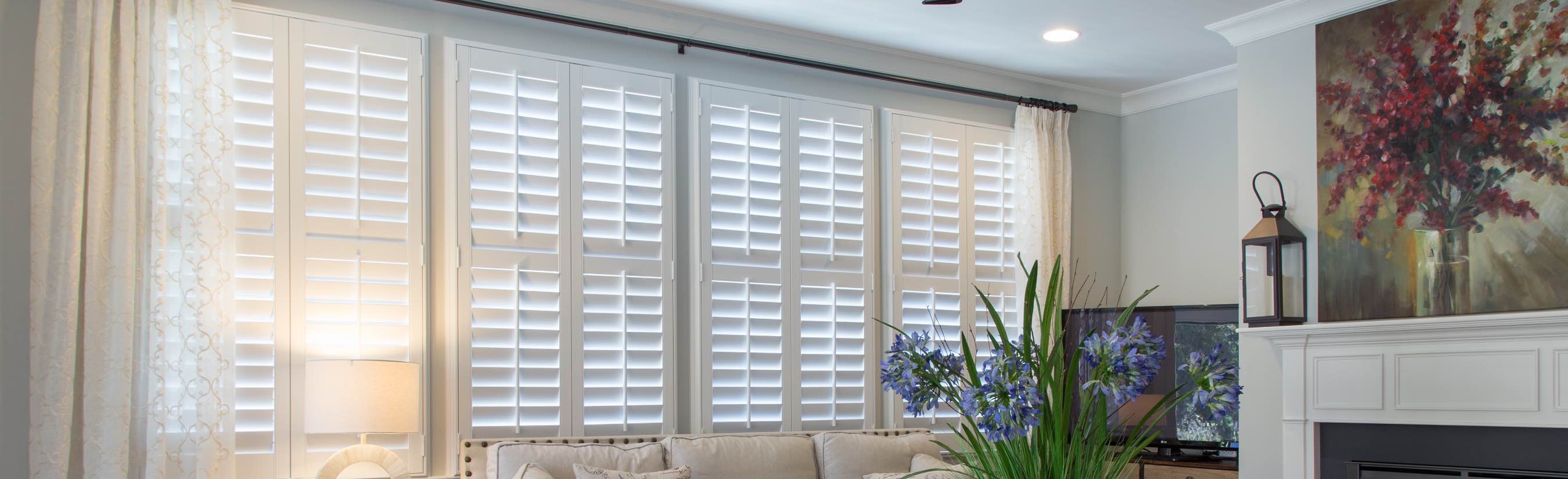 Plantation Shutters In Living Room