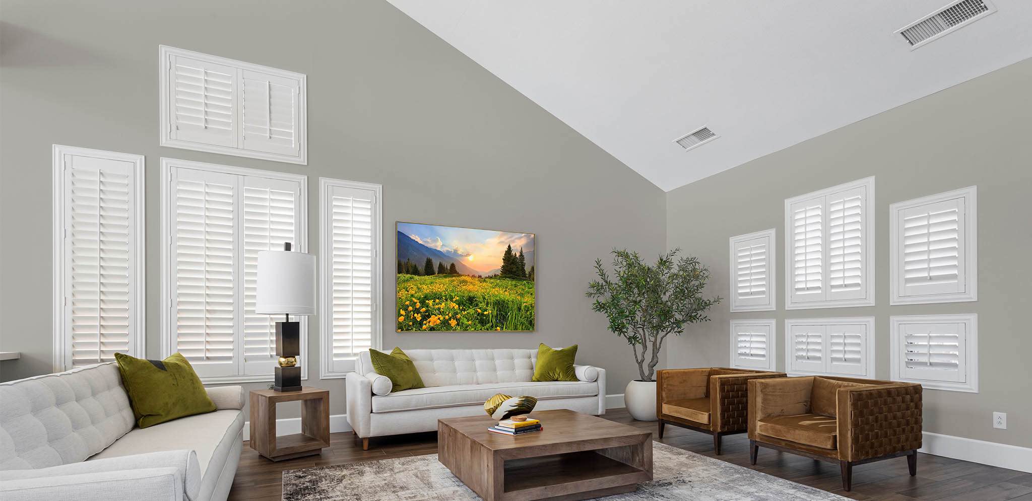 Shutters in a Las Vegas living room