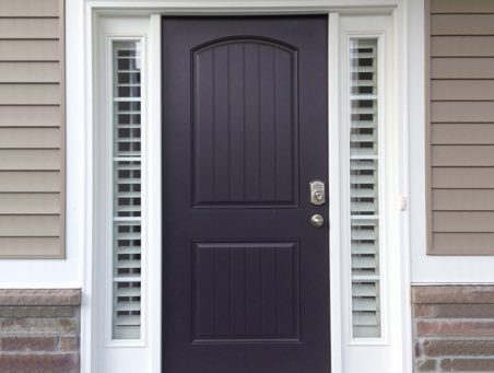 Entryway Sidelight Shutters Sunburst Shutters Las Vegas