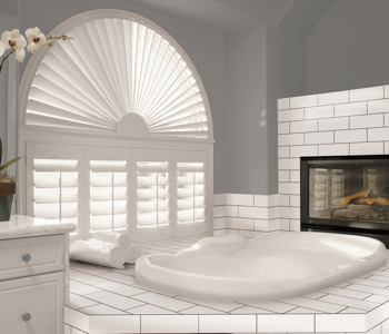Customizable Shutters in Las Vegas bathroom